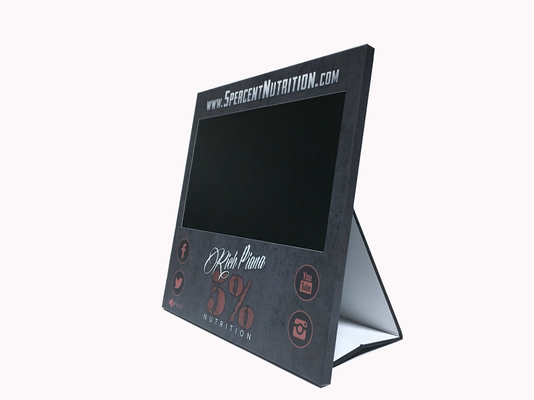 Custom print design 7 inch point of sales video display,POS video display for retails advertising