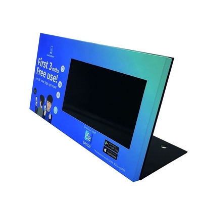 battery powered LCD video player,7 inch video shelf talker display with video play loop function