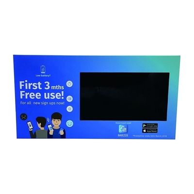 7 inch HD screen video shelf talker display,LCD video shelf display with back stands