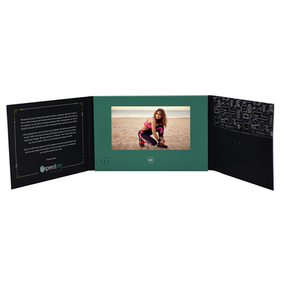 7 inch lcd screen video brochure invitation cards video wedding video invites