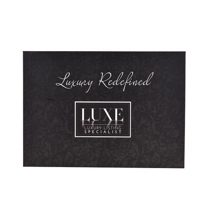 Hard cover video flyer marketing 10 inch LCD video book for event invitation card