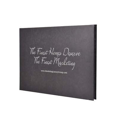 Hard cover video flyer marketing 10 inch LCD video book for event invitation card