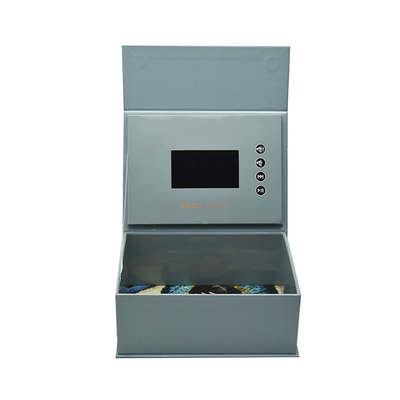 custom design print LCD video presentation box,LCD video display box video package marketing
