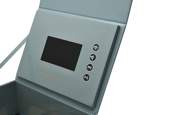 custom design print LCD video presentation box,LCD video display box video package marketing