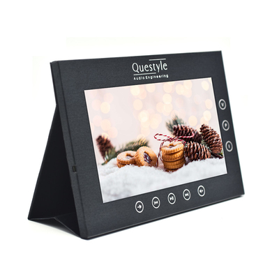 10 inch IPS in store video display, custom size video merchandising display with human sensor