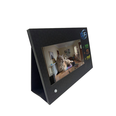 AC adaptor powered LCD pop video display for stores motion sensor video pos display