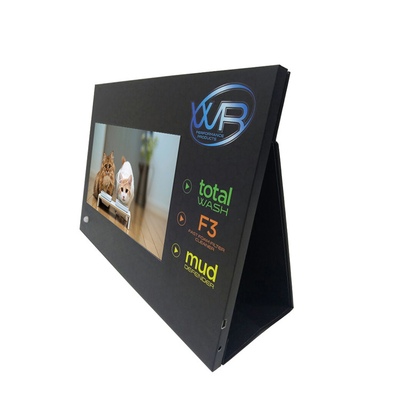 Custom design Cardboard display with video screen for retail stors product video advertising