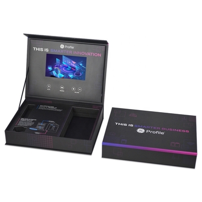 Custom Presentation video box 5 inch screen LCD video box with EVA for new product launch