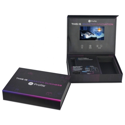 Custom Presentation video box 5 inch screen LCD video box with EVA for new product launch