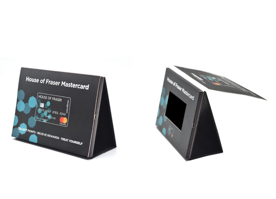 7 inch LCD advertising video player brochure,A frame video brochure with stand