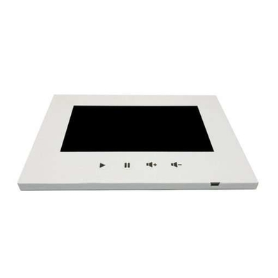 Button driven video player, LCD video monitor components 7 inch LCD module for blank video brochure