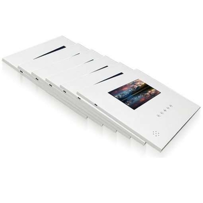 Button driven video player, LCD video monitor components 7 inch LCD module for blank video brochure