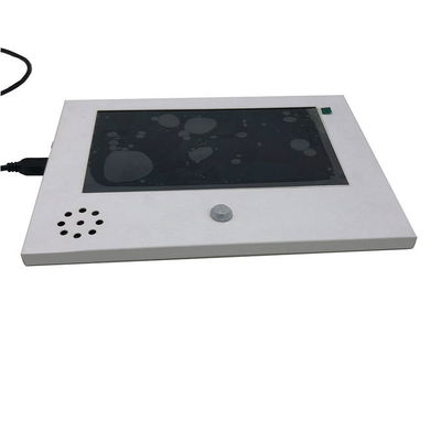 Motion sensor video player. Video LCD module activated by an motion sensor or button control