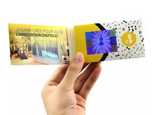 2.4 inch digital video business card, LCD video name card, video post card with auto play function