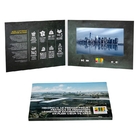Custom print LCD video brochure, invitation card with video message