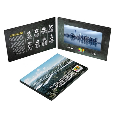 4.3/5/7/10.1 inch LCD video brochure card, LCD video marketing mailers for promotion