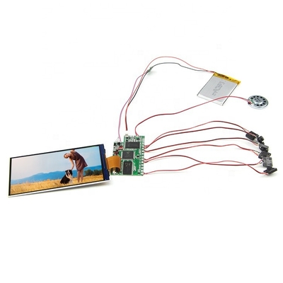 4.3/5/7/10.1 inch screen monitor components, mountable TFT LCD screen video module with buttons and battery