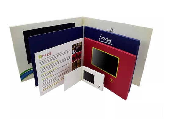 birthday Recordable Lcd Digital Player Video Cards Video Brochure Video Book With Touch Screen