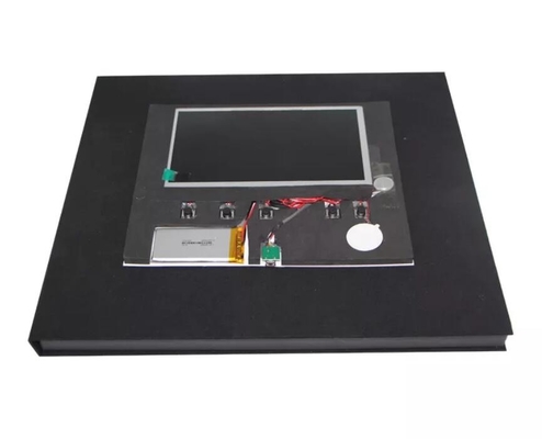 customized 7inch advertising screen monitor LCD display module with motion sensor/SD slot/DC input