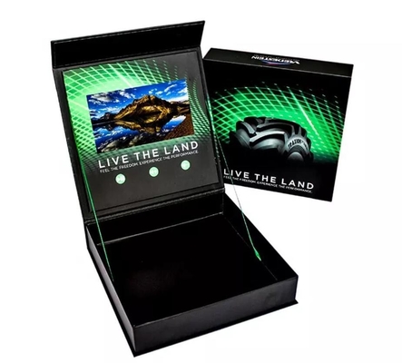 LCD video gift box custom print gift box with LCD monitor video box packaging