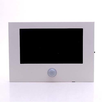 motion activated lcd display 7 inch 1024x600 resolution LCD video module kit with battery driven