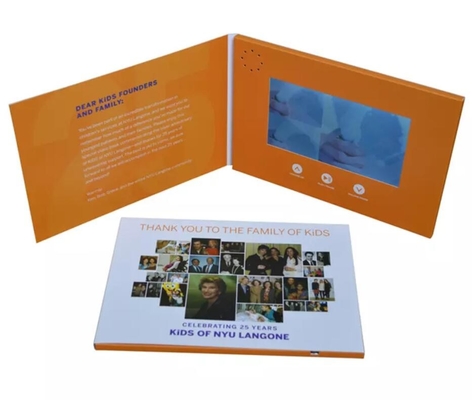 4.3/5/7/10.1 inch LCD video brochure card, LCD video marketing mailers for promotion