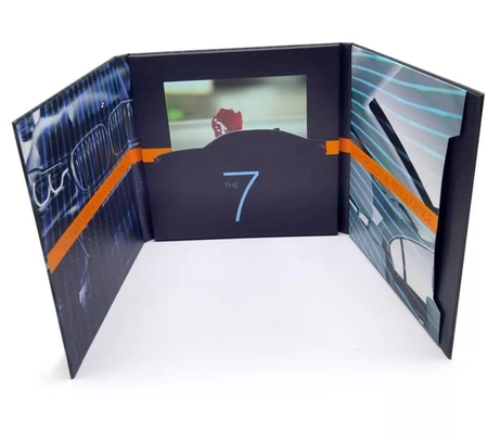 Marketing pharmaceutical video brochures 7 IPS LCD screen video booklet Video album book promotional gift idea