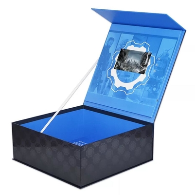 custom print gift box with LCD screen 7 inch/10 inch LCD video box for new product launch