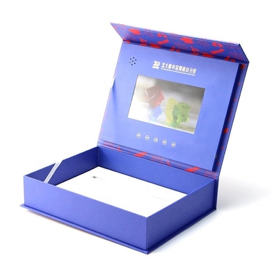 7 inch LCD screen boxes custom packaging and media LCD video gift box for advertising video box