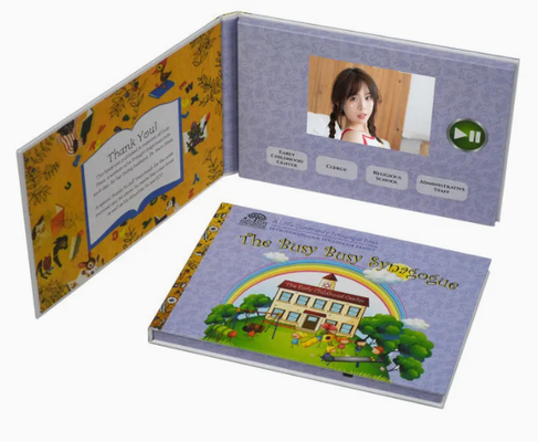 4.3 inch LCD video mailer with custom print, LCD video card for advertising promotion