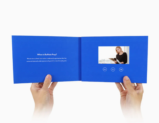 New promotional item 4.5 inch LCD video book video invitation card for event