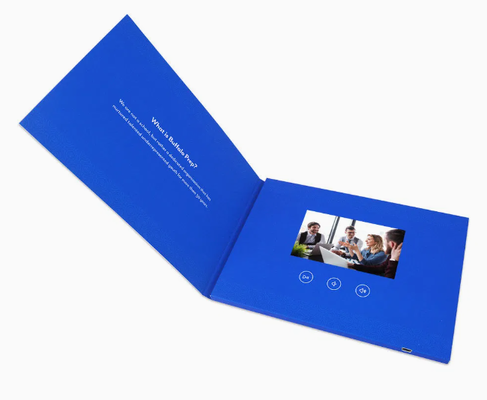 New promotional item 4.5 inch LCD video book video invitation card for event