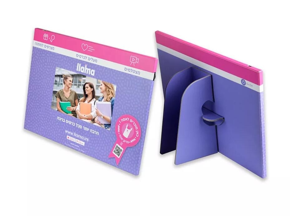 AC power driven LCD point of sale video display with 10 inch LCD POS video display